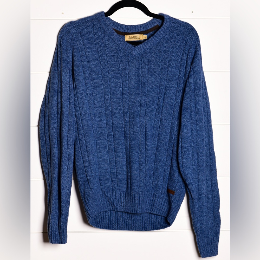 P.G. Field Blue Chunky Knit Sweater